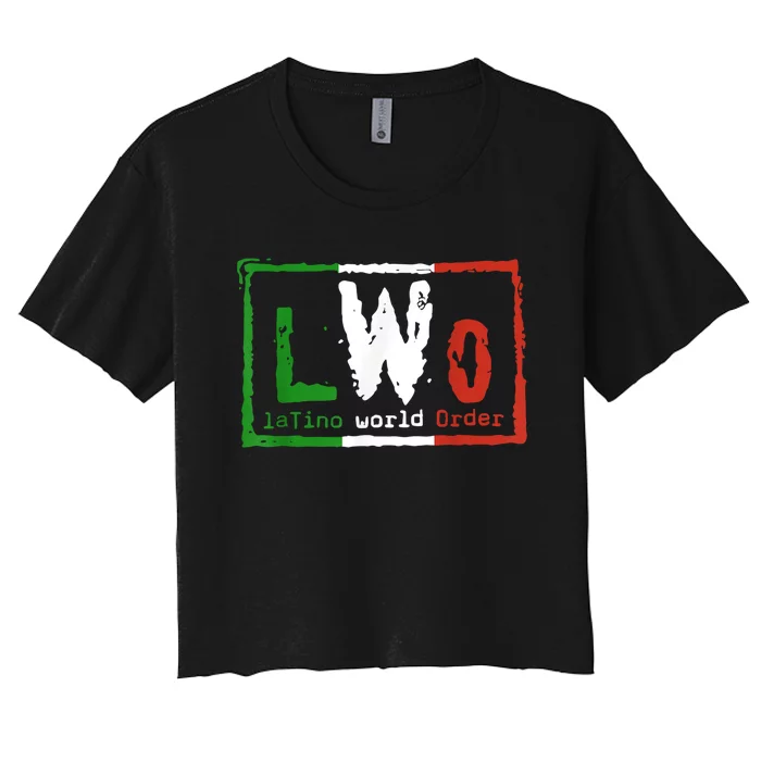 LWO Latino World Order Women's Crop Top Tee