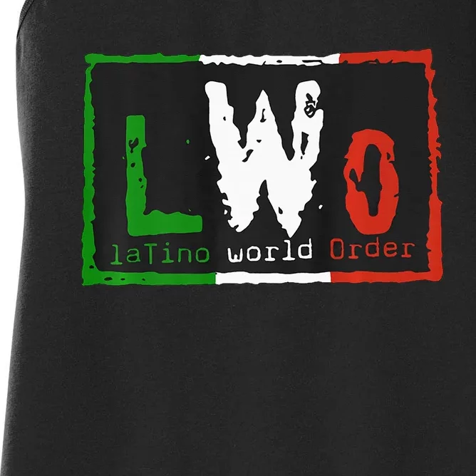 LWO Latino World Order Women's Racerback Tank