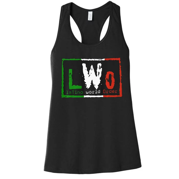 LWO Latino World Order Women's Racerback Tank