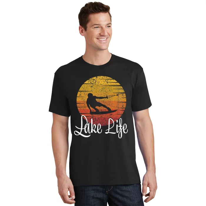 Lake Life Wakeboard Gift Wakeboarding Wakeboarder T-Shirt