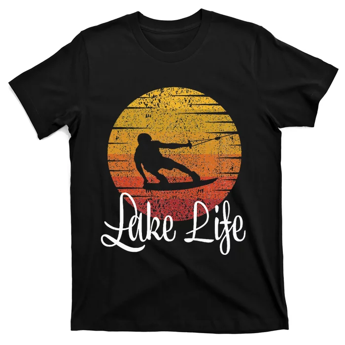 Lake Life Wakeboard Gift Wakeboarding Wakeboarder T-Shirt