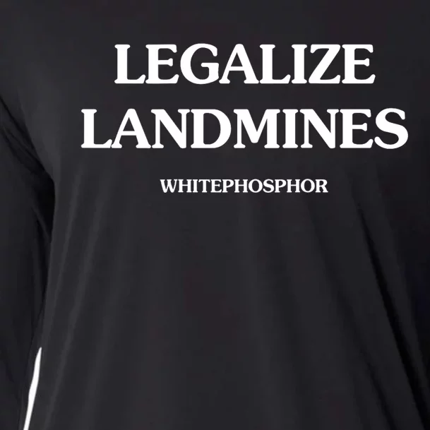 Legalize Landmines Whitephosphor Cooling Performance Long Sleeve Crew