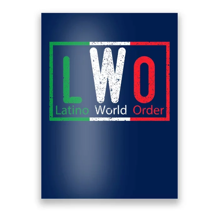 LWO Latino World Order Poster