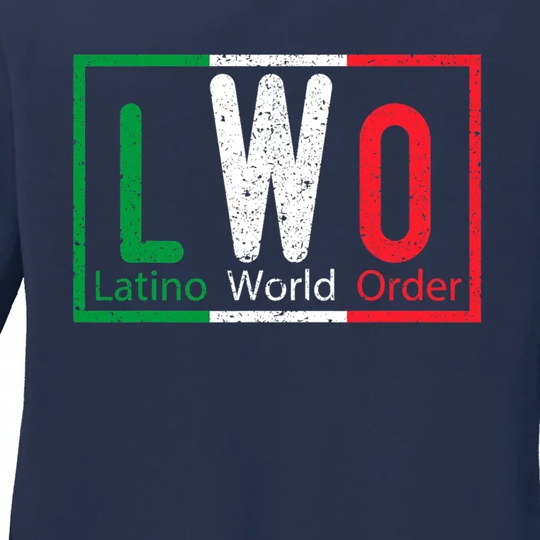 LWO Latino World Order Ladies Long Sleeve Shirt