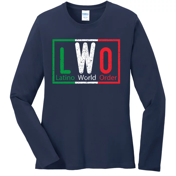 LWO Latino World Order Ladies Long Sleeve Shirt