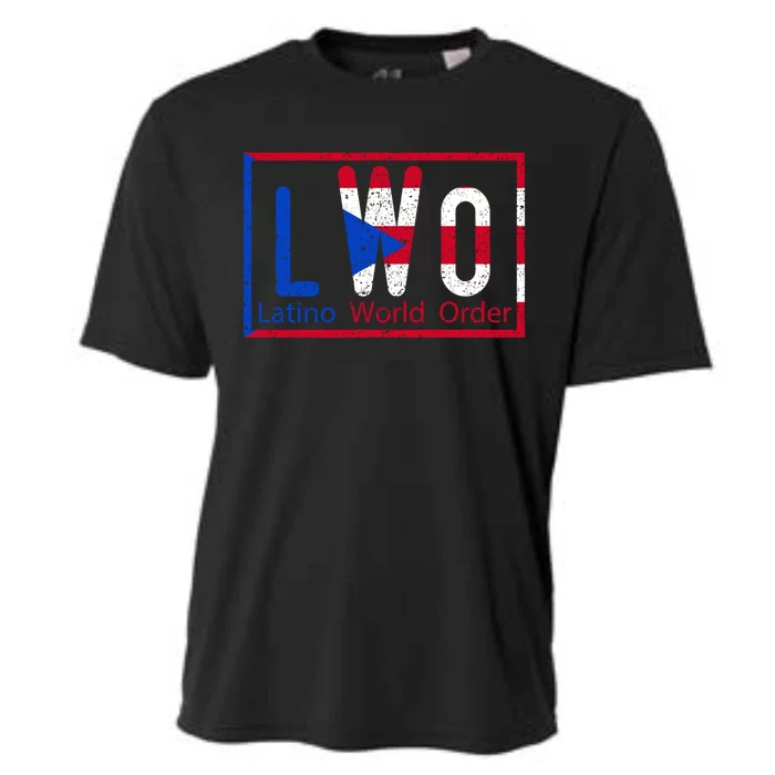 LWO Latino World Order Puerto Rico Cooling Performance Crew T-Shirt