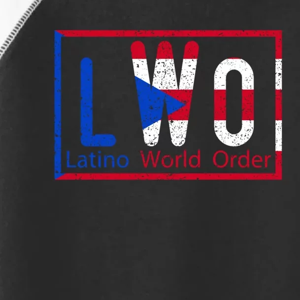 LWO Latino World Order Puerto Rico Toddler Fine Jersey T-Shirt