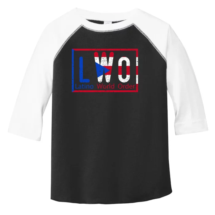 LWO Latino World Order Puerto Rico Toddler Fine Jersey T-Shirt