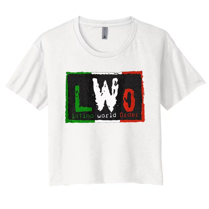 LWO Latino World Order Women's Crop Top Tee