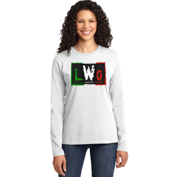 LWO Latino World Order Ladies Long Sleeve Shirt