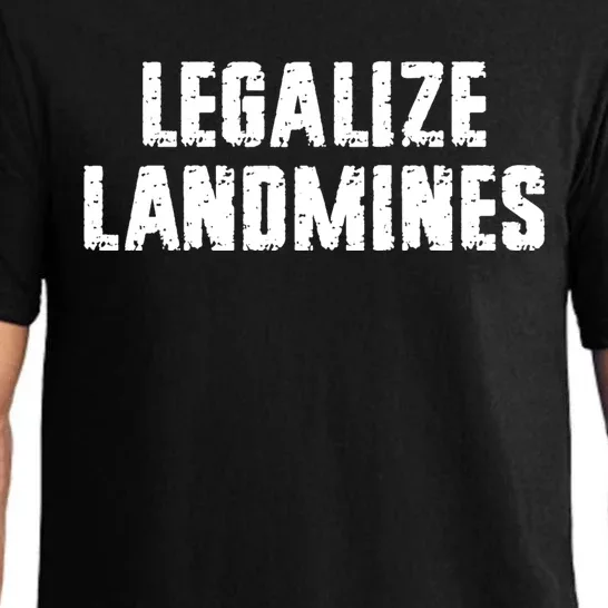 Legalize Landmines Women Funny Travel Pajama Set