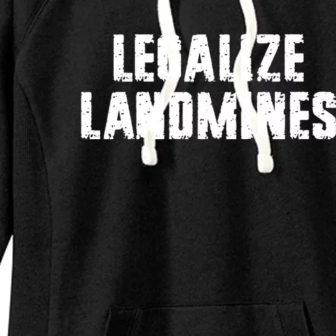 Legalize Landmines Women Funny Travel Women's Fleece Hoodie