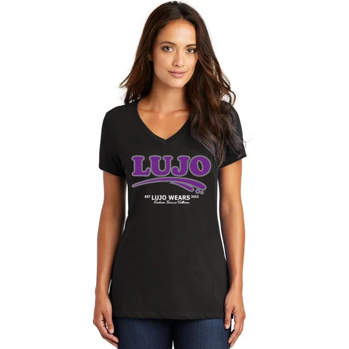 Lujo Lujo Wears Women's V-Neck T-Shirt