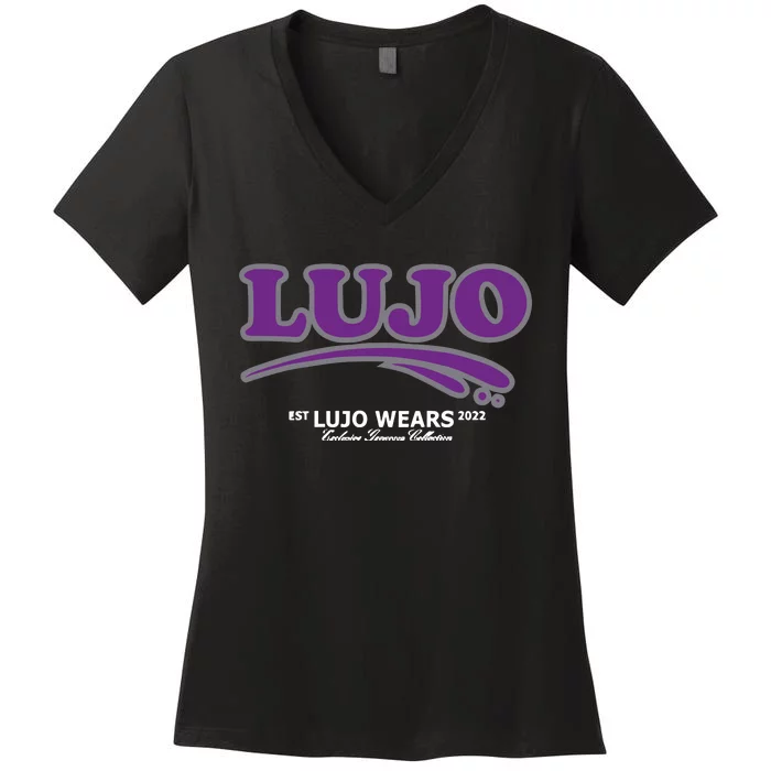 Lujo Lujo Wears Women's V-Neck T-Shirt