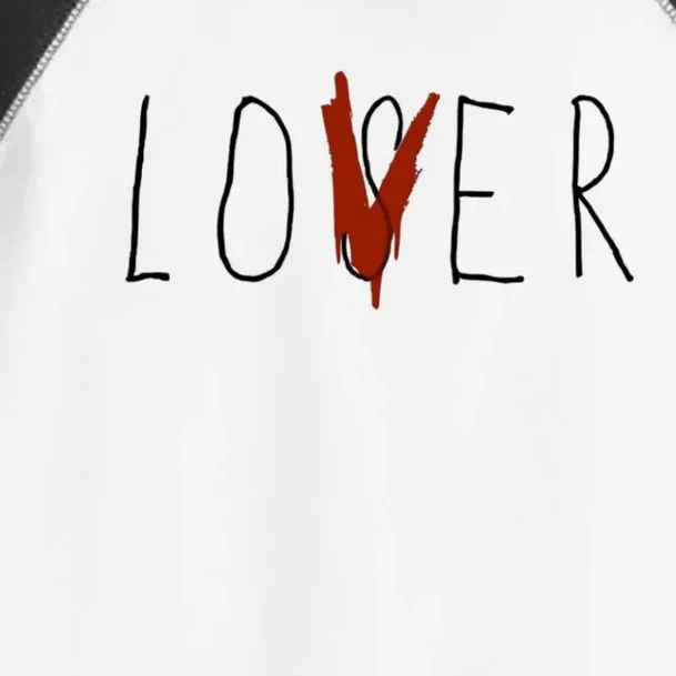 Loser Lover White Design Toddler Fine Jersey T-Shirt