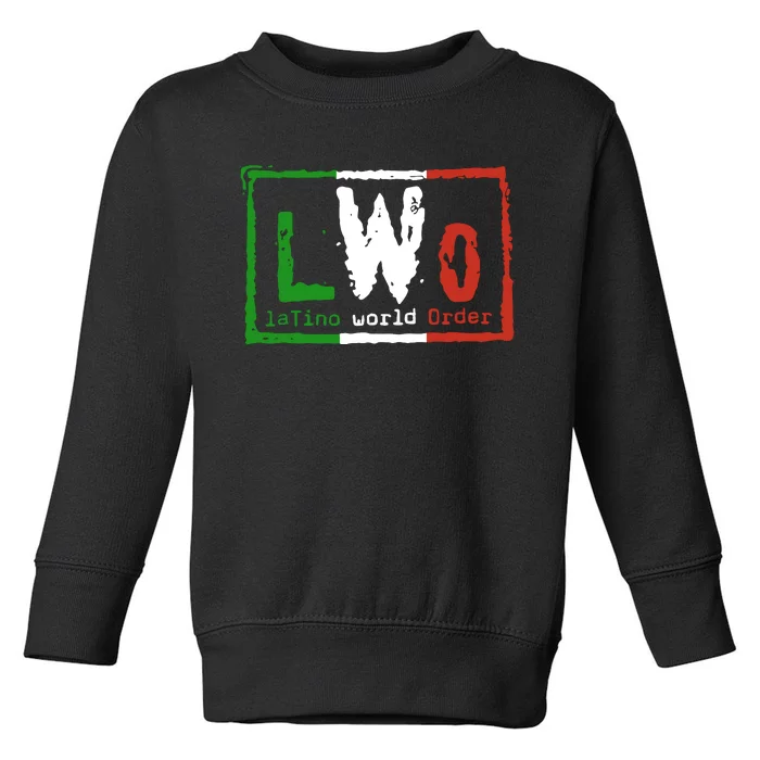 LWO Latino World Order Toddler Sweatshirt