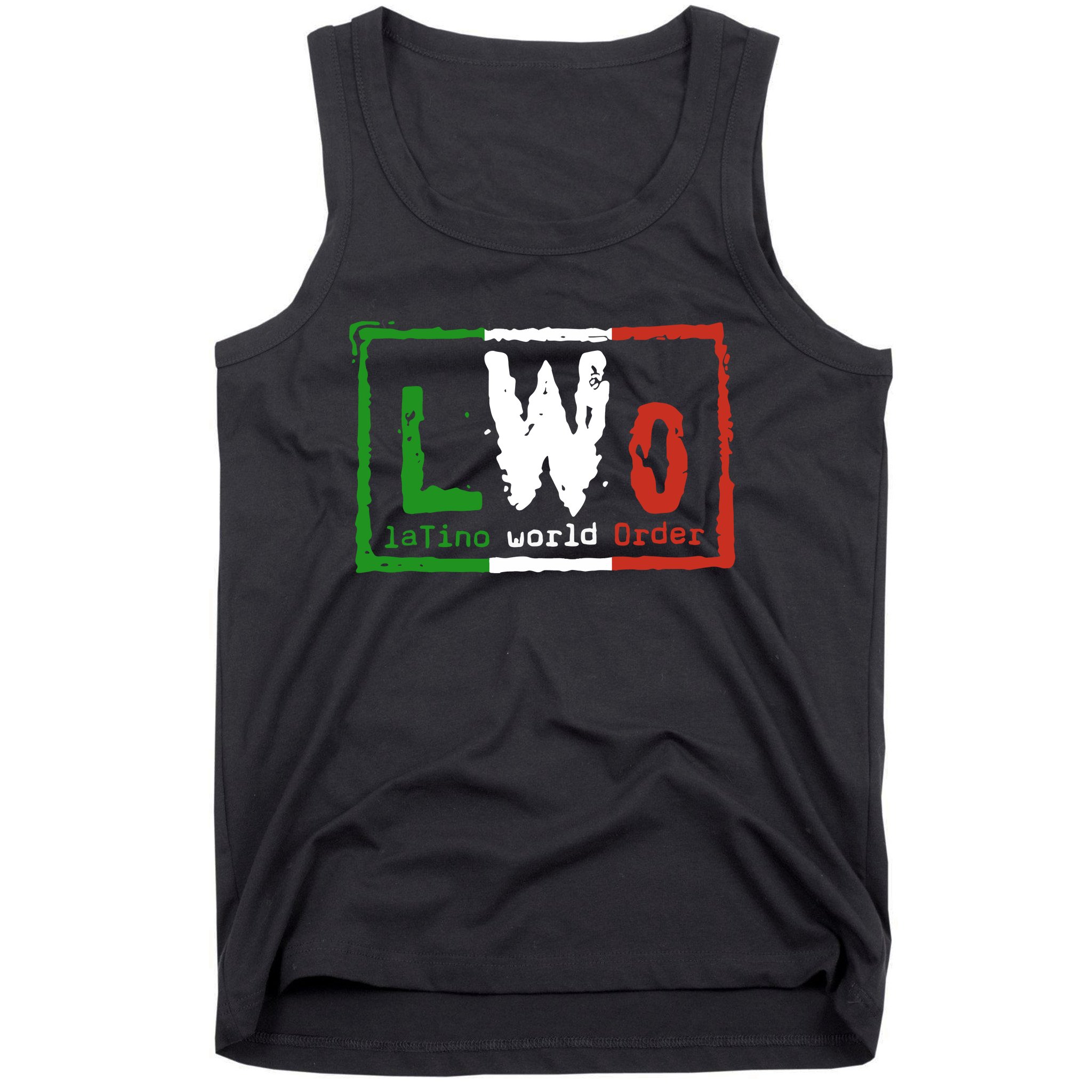 nWo Logo Sleeveless Shirt White Print