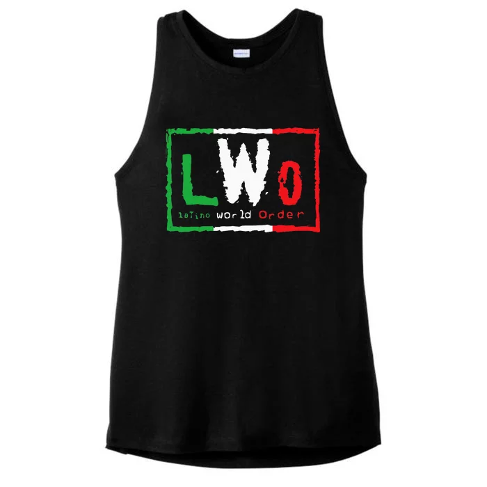 Lwo Latin World Order Ladies Tri-Blend Wicking Tank