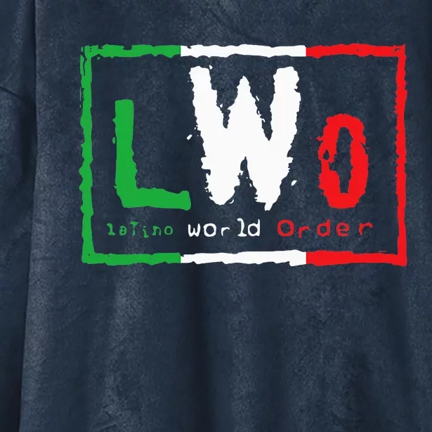 Lwo Latin World Order Hooded Wearable Blanket