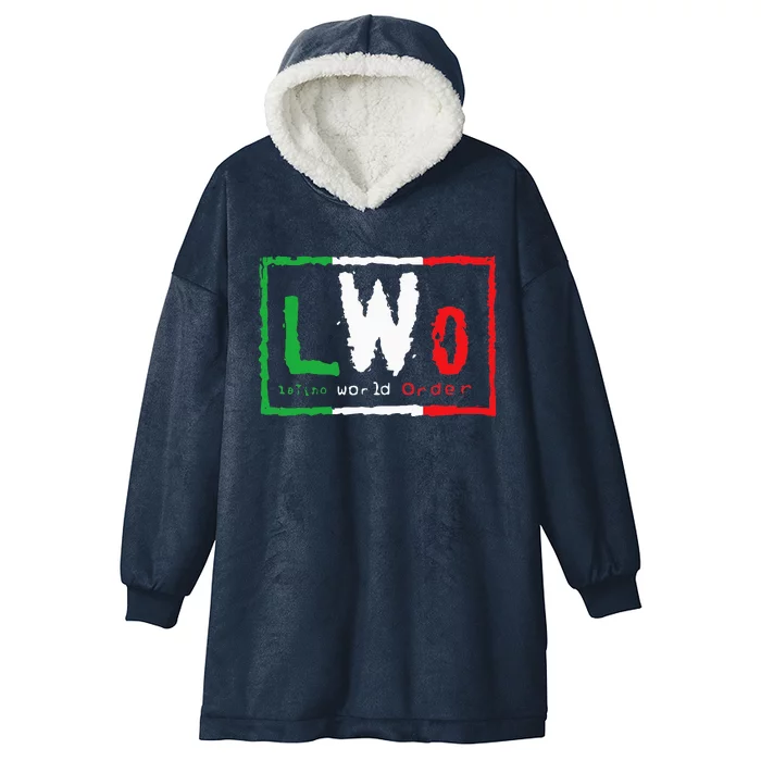 Lwo Latin World Order Hooded Wearable Blanket