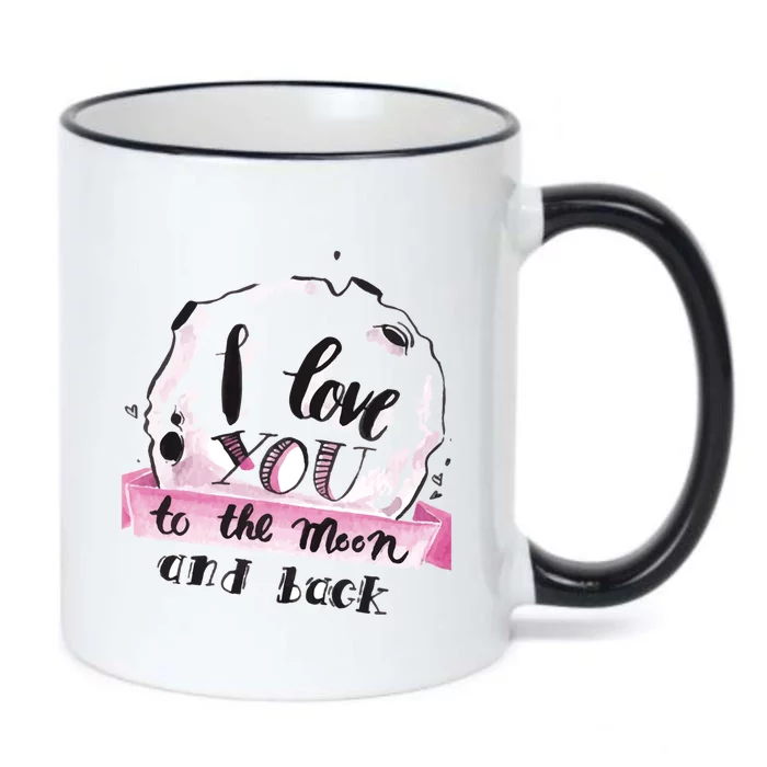 L Love Yoy To The Moon And Back Funny Memories Relationship Gift Black Color Changing Mug