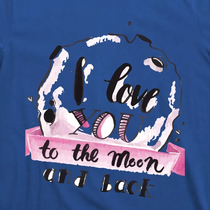 L Love Yoy To The Moon And Back Funny Memories Relationship Gift T-Shirt