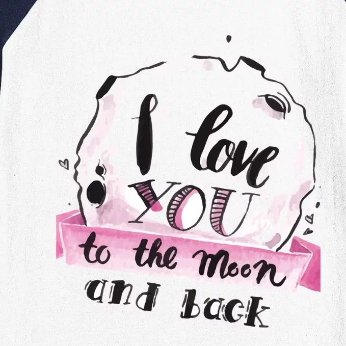 L Love Yoy To The Moon And Back Funny Memories Relationship Gift Baseball Sleeve Shirt