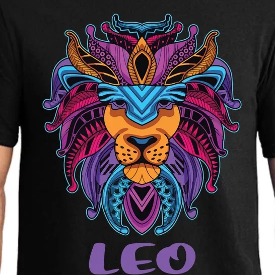 Leo Lion Zodiac Symbol Horoscope Astrology Birthday Gift Pajama Set