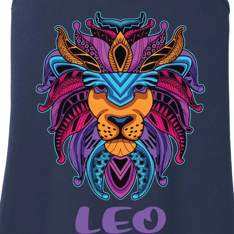 Leo Lion Zodiac Symbol Horoscope Astrology Birthday Gift Ladies Essential Tank