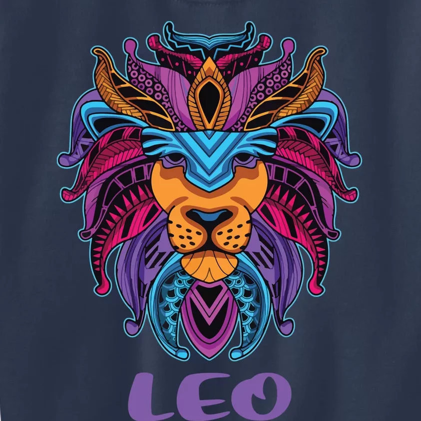 Leo Lion Zodiac Symbol Horoscope Astrology Birthday Gift Kids Sweatshirt