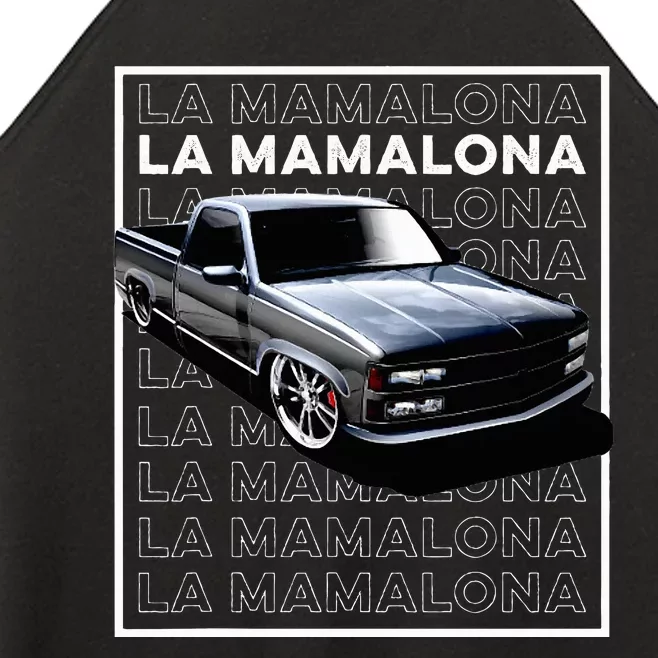 La Mamalona 1990s Obs Static Truck Women’s Perfect Tri Rocker Tank