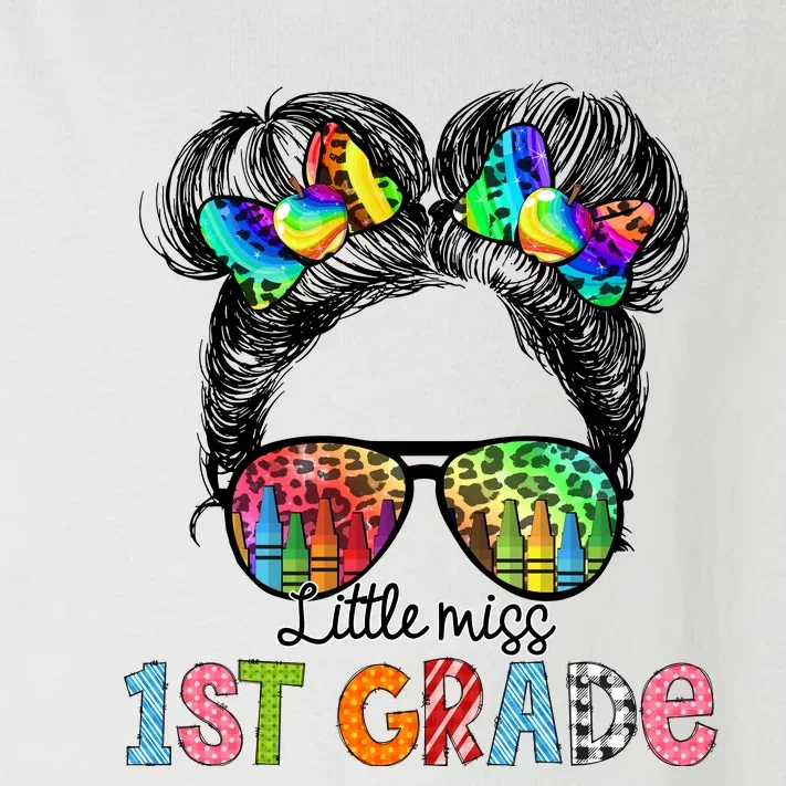 Little Miss 1st Grade Shirt Gift For 1st Grade Cute Girls Back To School Toddler Long Sleeve Shirt