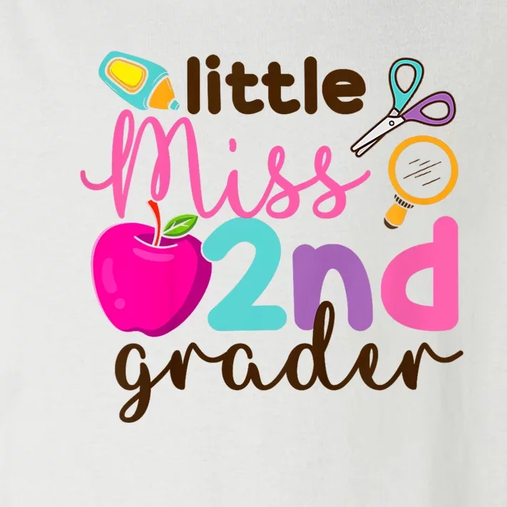 Little Miss 2nd Grade First Day Of Second Grade Cute Toddler Long Sleeve Shirt