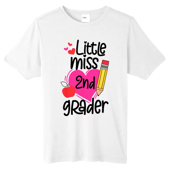 Little Miss 2nd Grader First Day Of Second Grade Girl ChromaSoft Performance T-Shirt