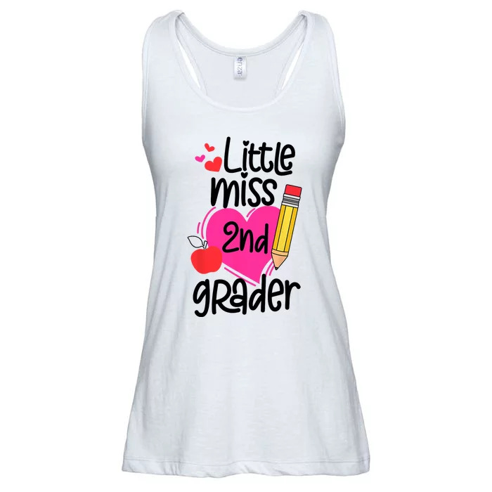 Little Miss 2nd Grader First Day Of Second Grade Girl Ladies Essential Flowy Tank