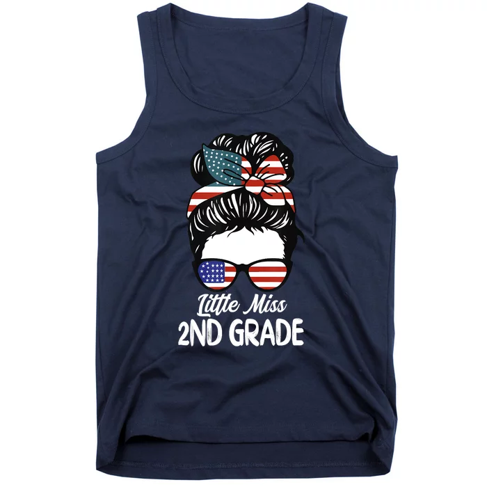 Little Miss 2nd Grade Back To School Daughter Tank Top