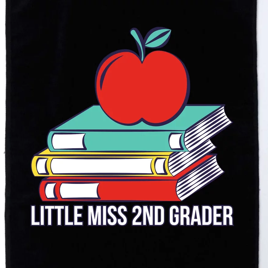 Little Miss 2nd Grader First Day Of Second Grade Platinum Collection Golf Towel