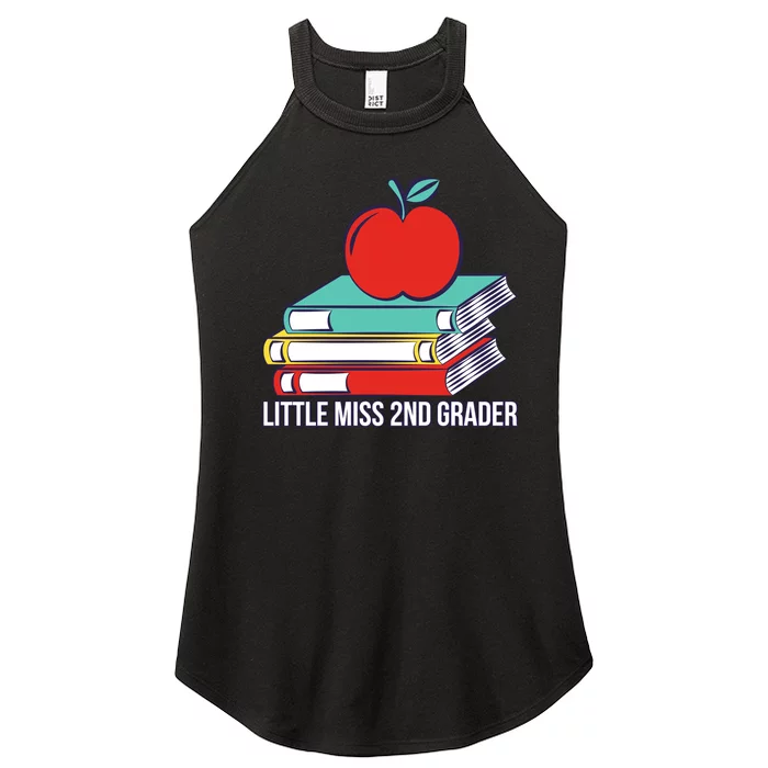 Little Miss 2nd Grader First Day Of Second Grade Women’s Perfect Tri Rocker Tank