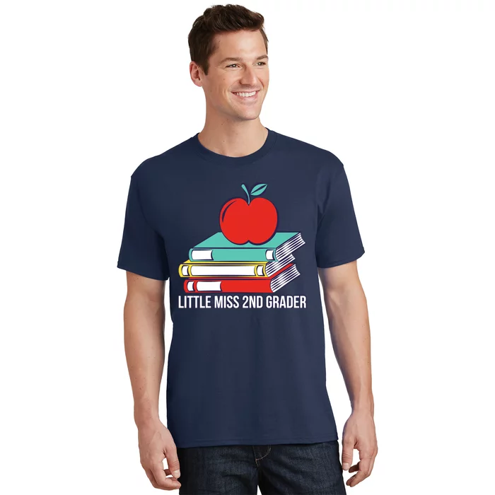 Little Miss 2nd Grader First Day Of Second Grade T-Shirt