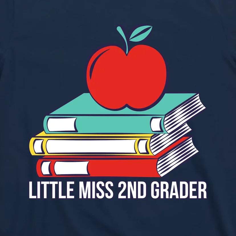 Little Miss 2nd Grader First Day Of Second Grade T-Shirt