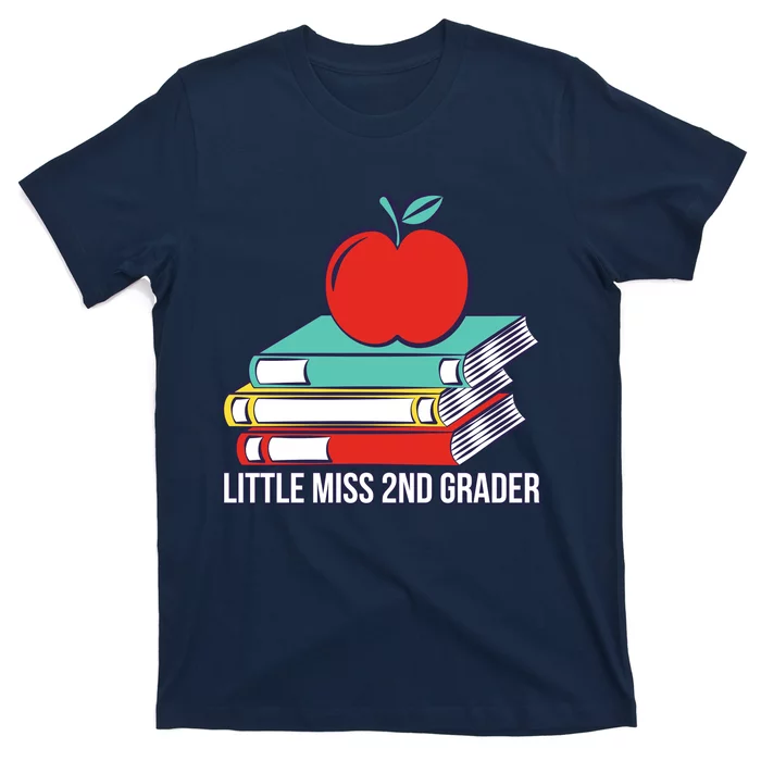 Little Miss 2nd Grader First Day Of Second Grade T-Shirt