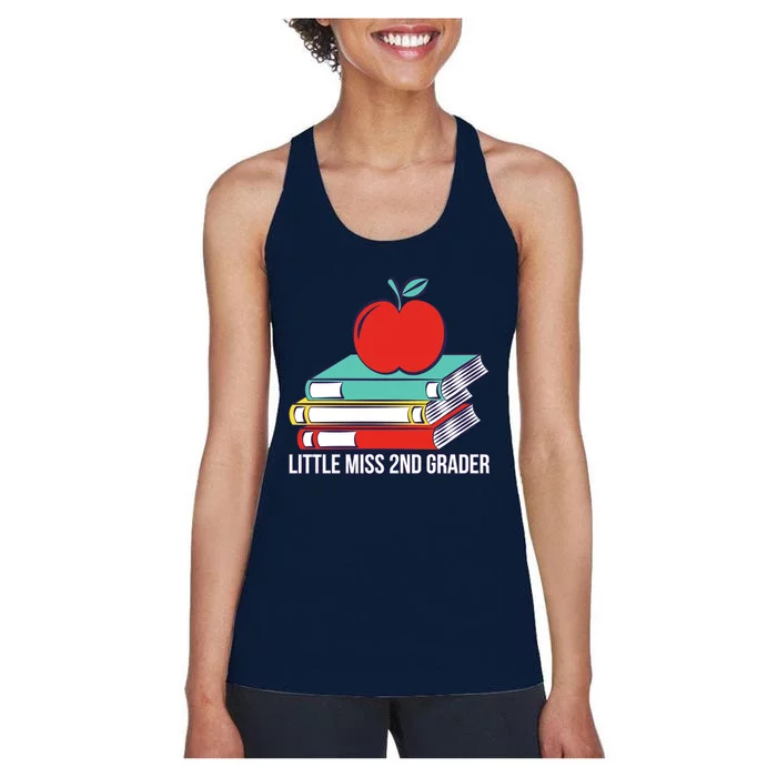 Little Miss 2nd Grader First Day Of Second Grade Women's Racerback Tank