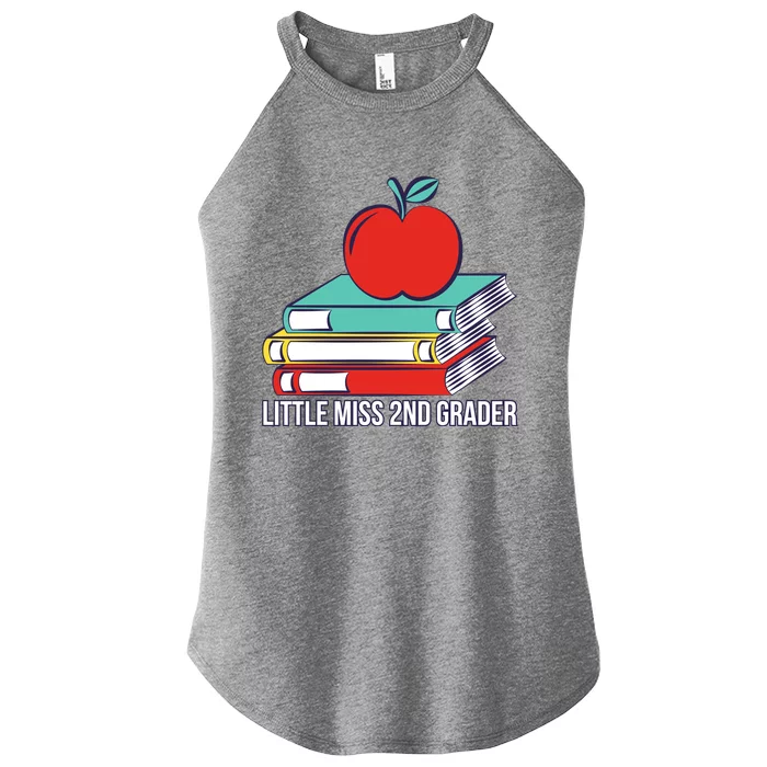 Little Miss 2nd Grader First Day Of Second Grade Women’s Perfect Tri Rocker Tank