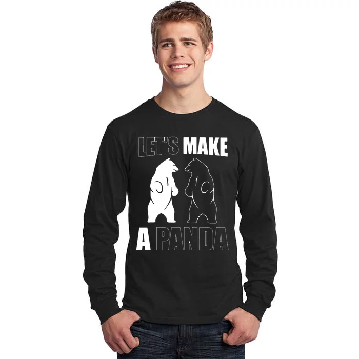 Let’S Make A Panda Polar Black Bear Tall Long Sleeve T-Shirt