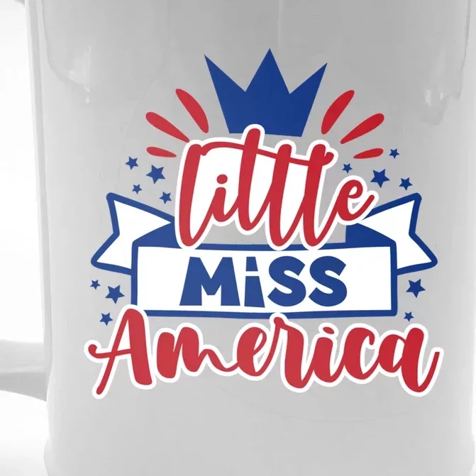 Little Miss America Illustration Novelty Graphic Designs Gift Front & Back Beer Stein