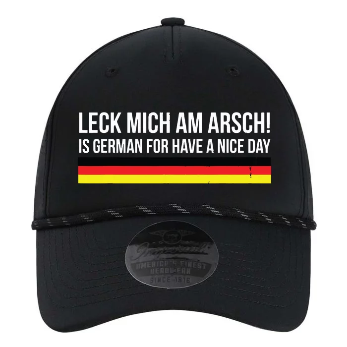 Leck Mich Am Arsch Gift For Germans Deutsche USA Performance The Dyno Cap