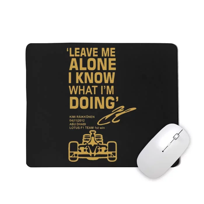 Leave Me Alone I Know What Im Doing Drummer Mousepad