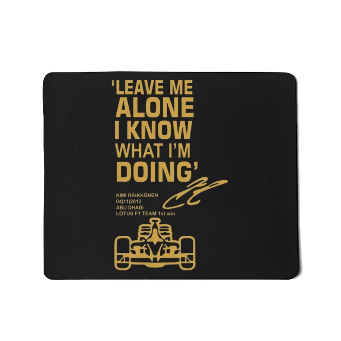 Leave Me Alone I Know What Im Doing Drummer Mousepad