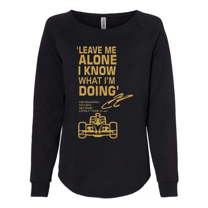 Leave Me Alone I Know What Im Doing Drummer Womens California Wash Sweatshirt