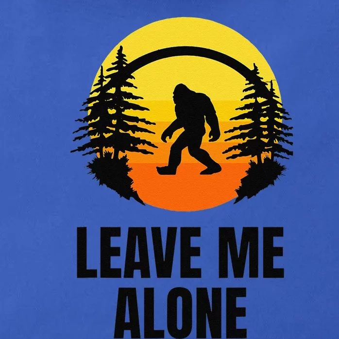 Leave Me Alone Bigfoot Halloween Zip Tote Bag